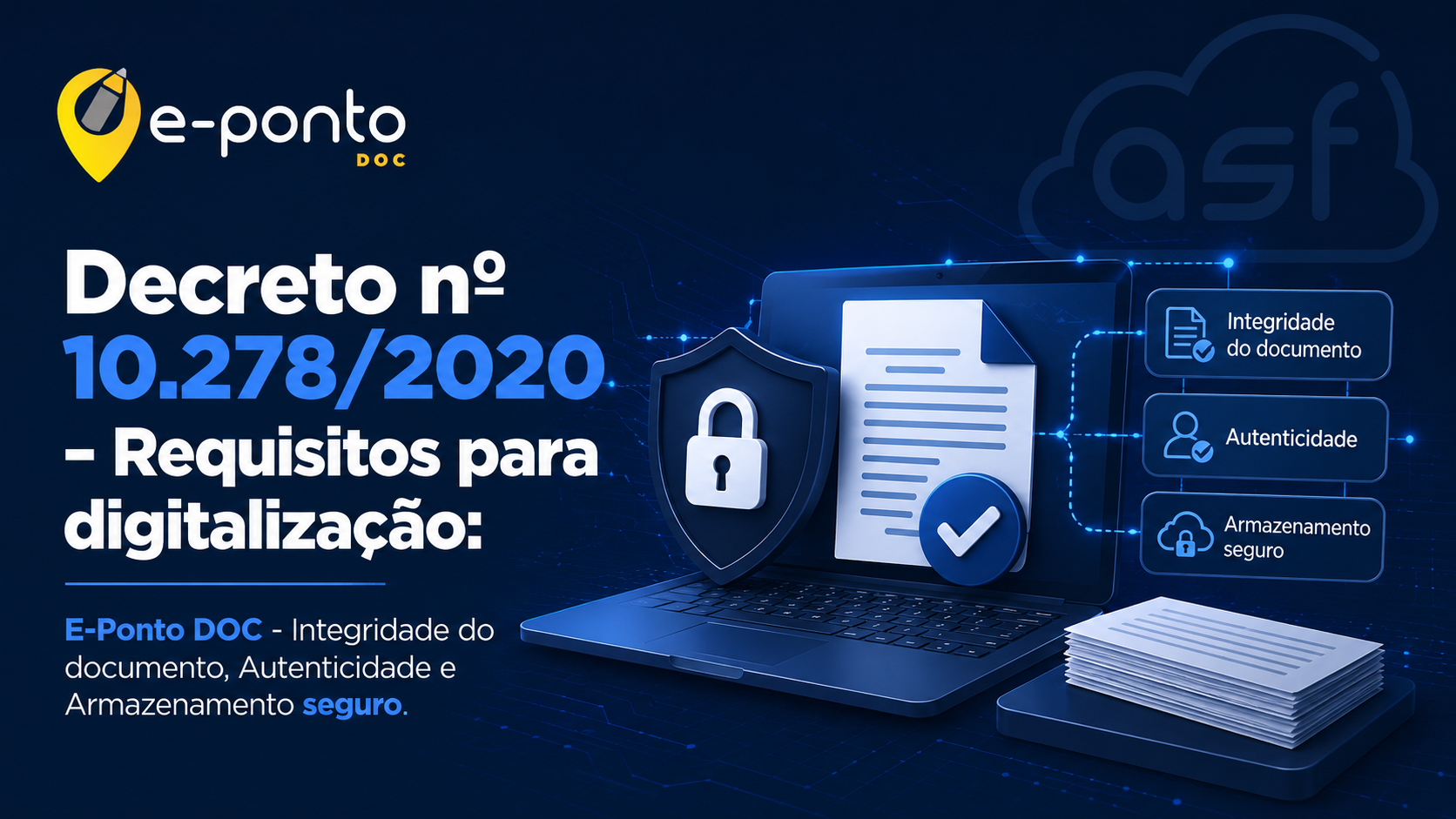 Requisitos para digitalização de documentos com integridade, autenticidade e rastreabilidade