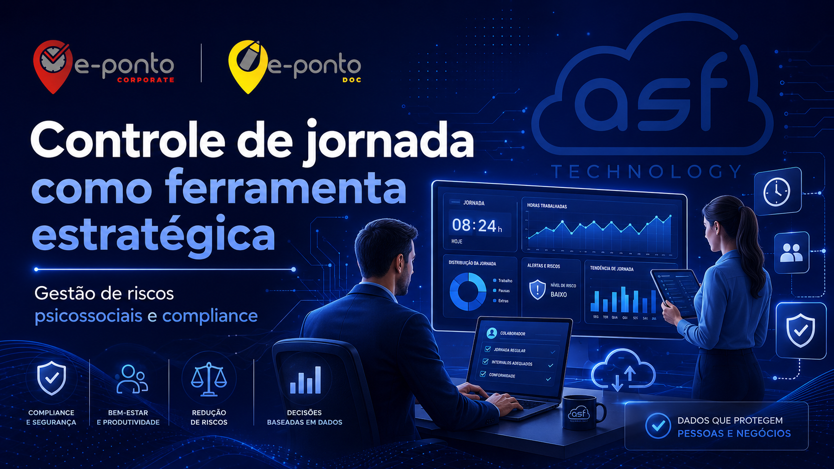 NR-1 e Riscos Psicossociais: Como o Controle de Jornada se Tornou uma Ferramenta Estratégica para Compliance e Saúde Mental