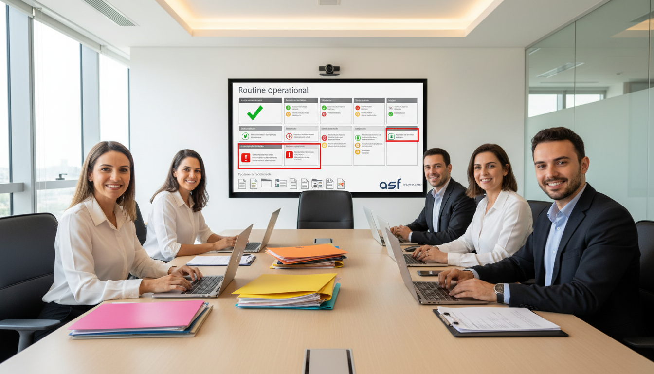 Rotina do Mês 2: evidências, gestão de exceções, justificativas e fechamento padronizado para reduzir risco e retrabalho